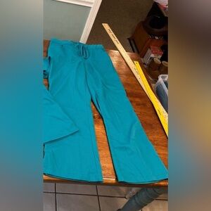 Greys Anatomy by Barco teal scrub pants size small petite